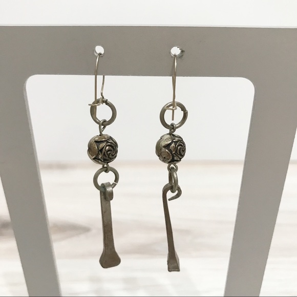 • Artisan • Nail Bead Earrings - Picture 3 of 4